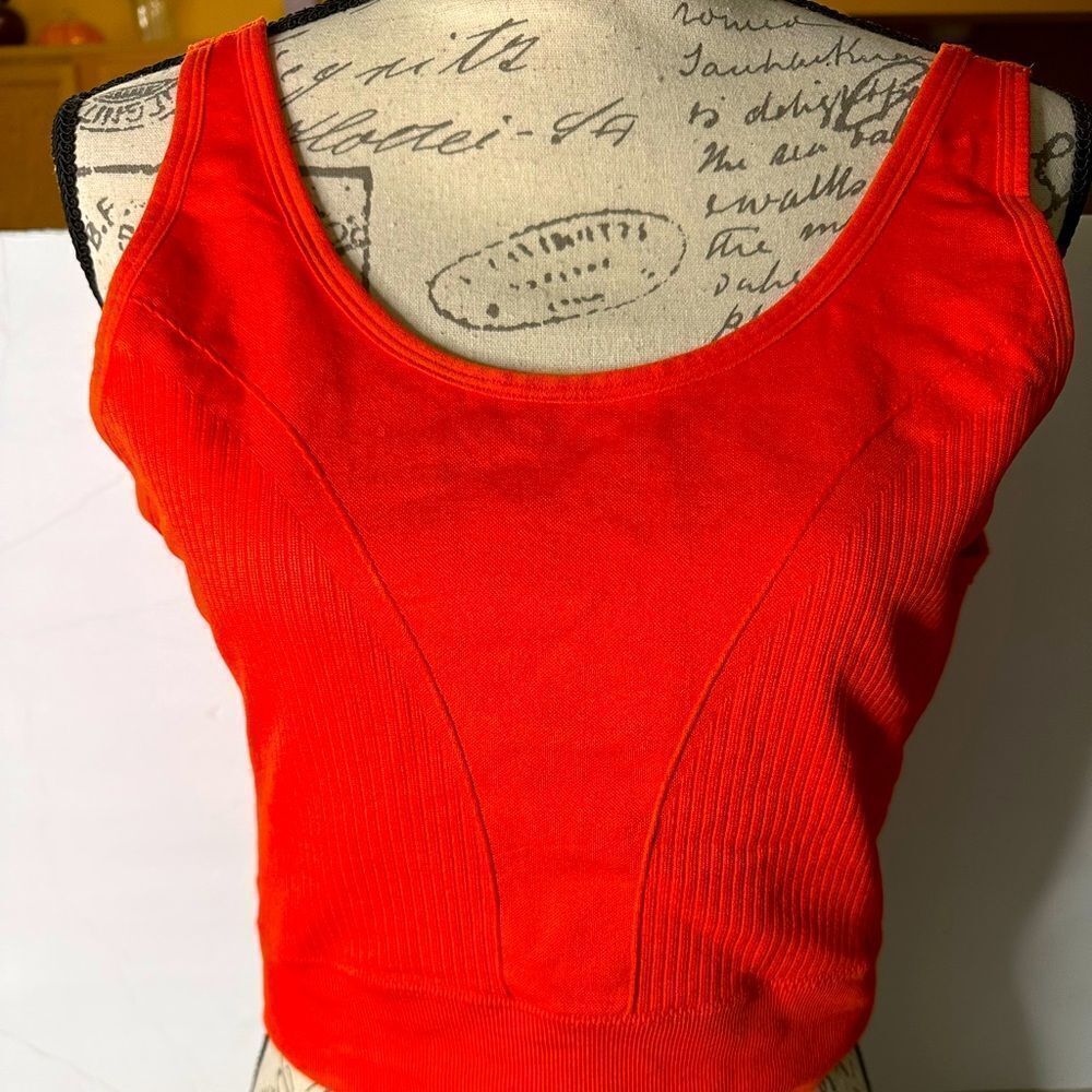 Profit orange sports bra